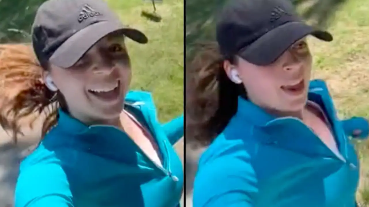 A woman obliviously ran through an active shooting due to her noise-cancelling AirPods. 