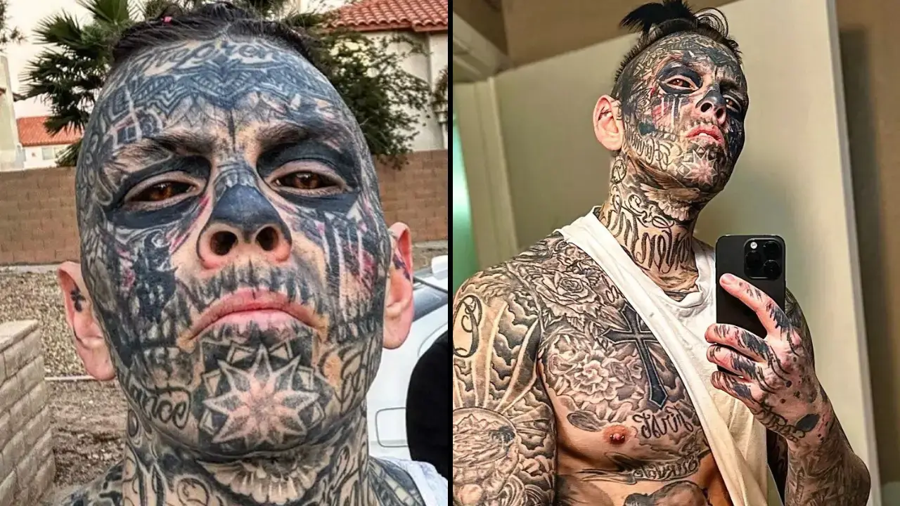 Quest Gulliford has gone viral on social media after sharing his tattoo transformation, with fans dubbing him 'unrecognisable'. 