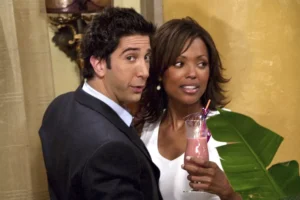 David Schwimmer and Aisha Tyler