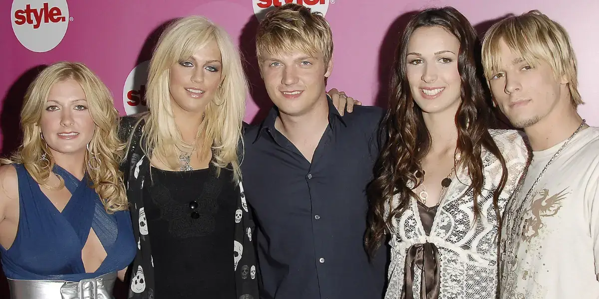 The Carter Family, from left to right, Bobbie Jean Carter, Angel Carter, Nick Carter, Leslie Carter and Aaron Carter.