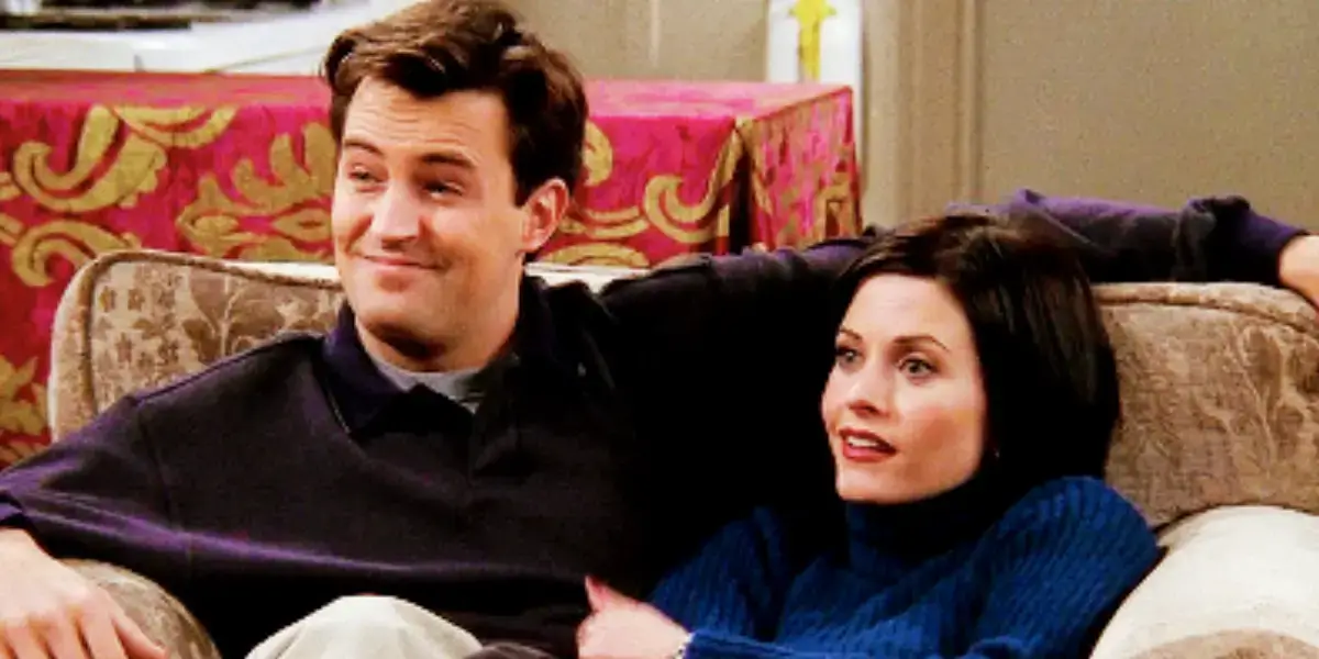 Chandler Bing and Monica Geller. 