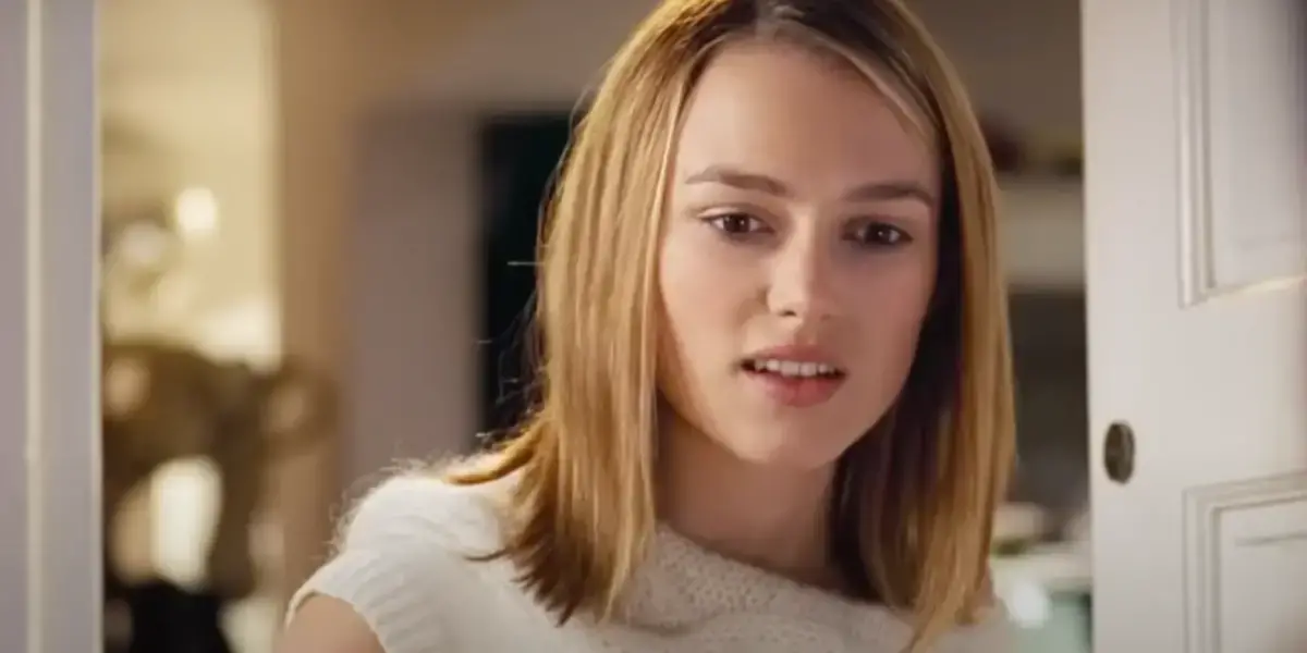 Keira Knightley in Love Actually. 