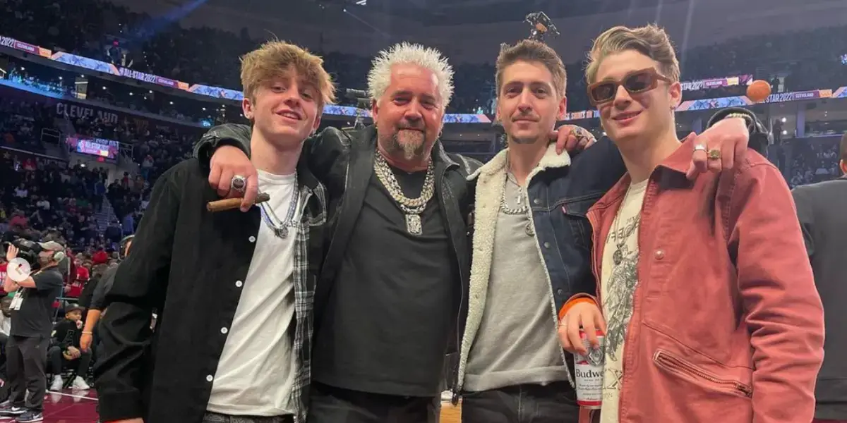 Guy, Hunter, Ryder and Jules Fieri