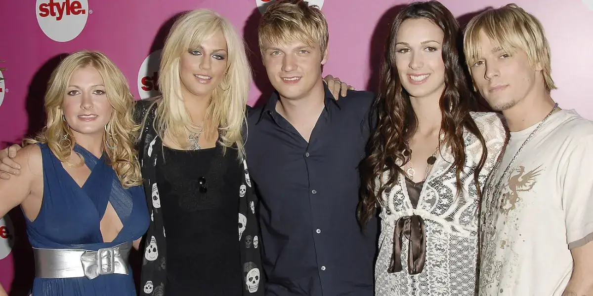 The Carter Family, from left to right, Bobbie Jean Carter, Angel Carter, Nick Carter, Leslie Carter and Aaron Carter.