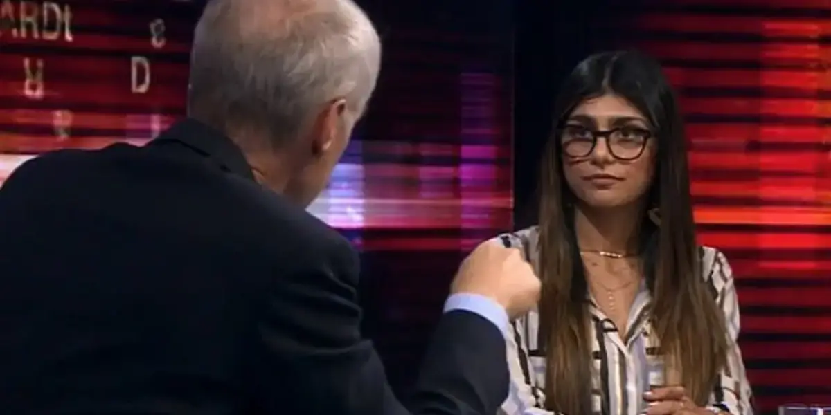 Mia Khalifa on BBC HARDTalk.