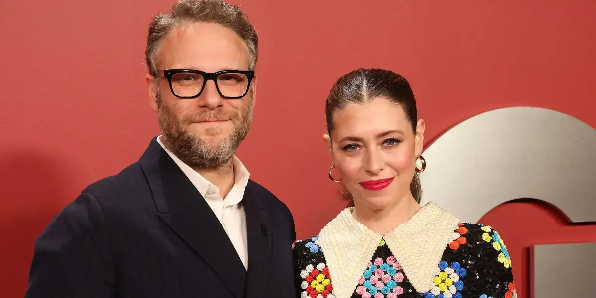 Seth Rogen and Lauren Miller. 