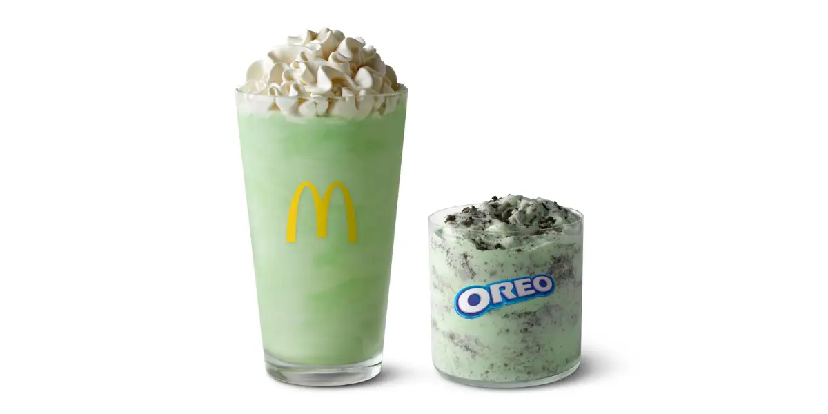 McDonald's Shamrock Shake. 