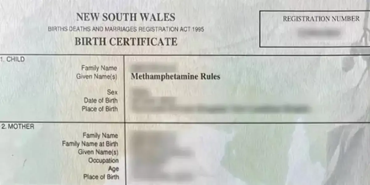 Birth certificate