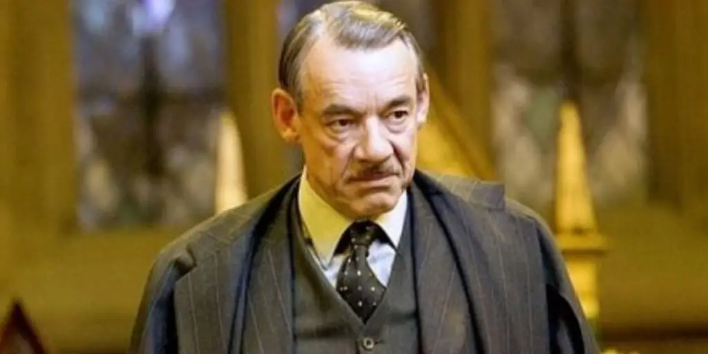 Roger Lloyd Pack as Barty Crouch Senior.