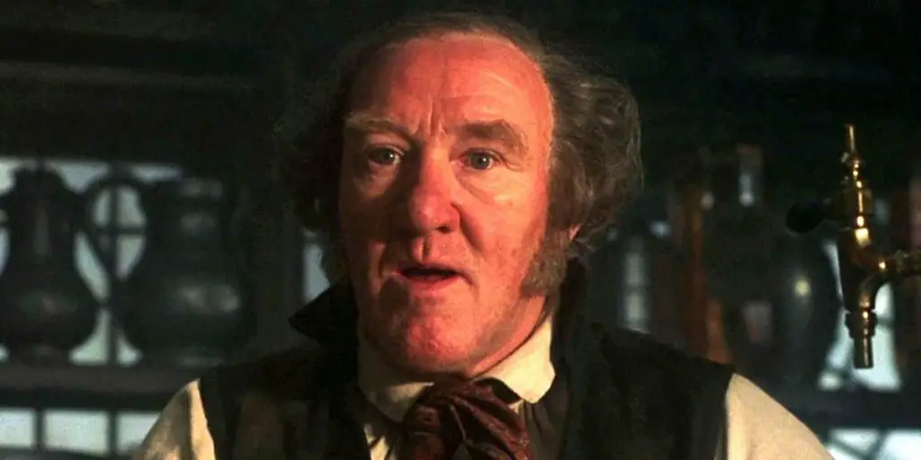 Derek Deadman as Tom from the Leaky Cauldron.