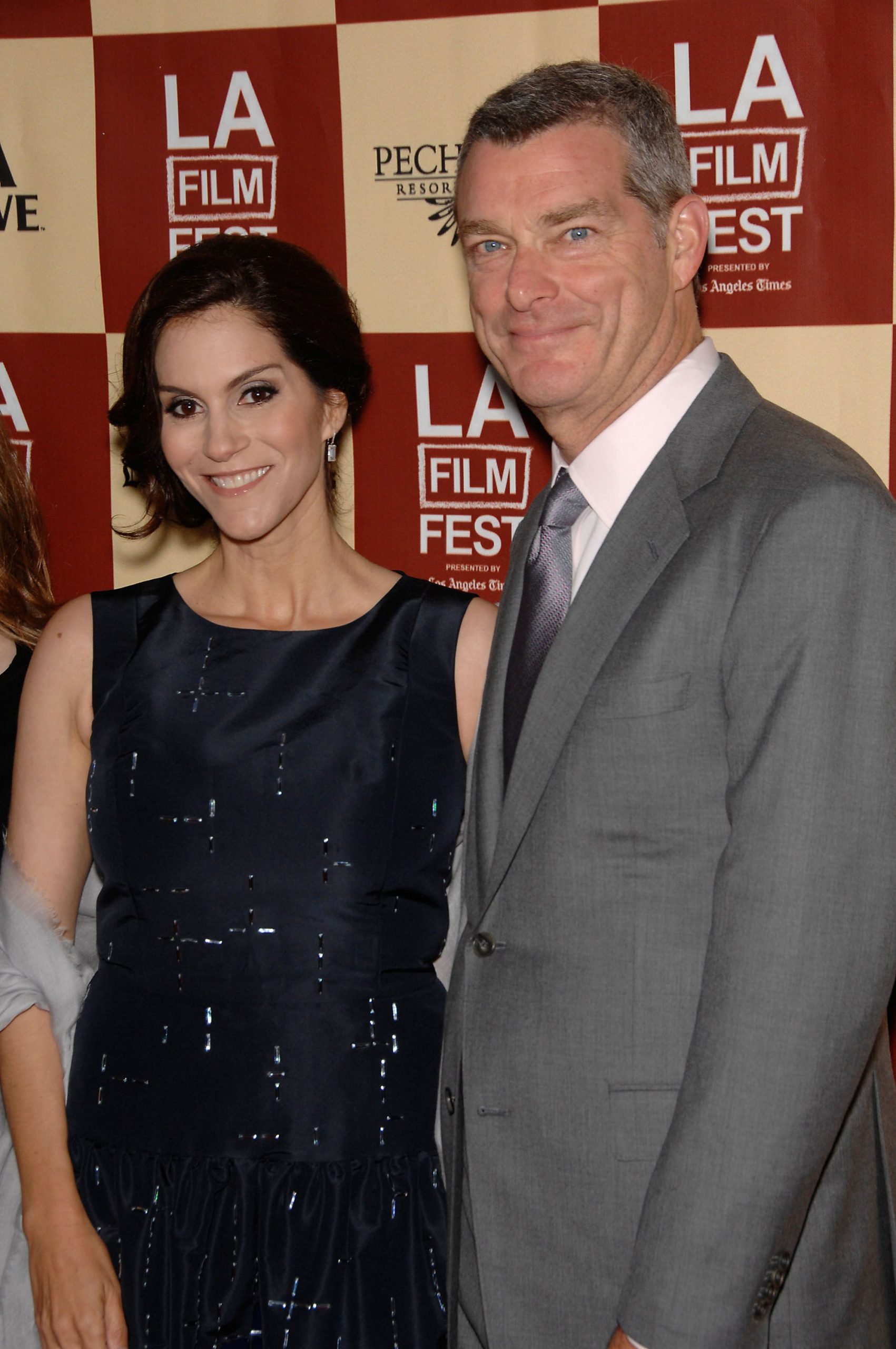 Jami Gertz and Tony Ressler. 