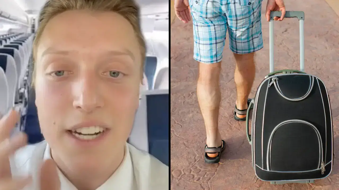 A flight attendant has explained why you shouldn't wear shorts on a plane.