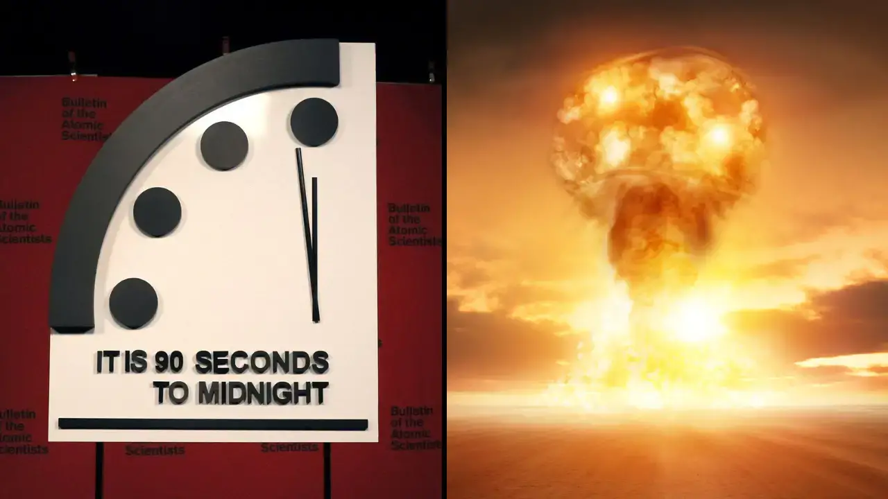 Scientists have moved the Doomsday Clock to the closest it's ever been to armageddon.