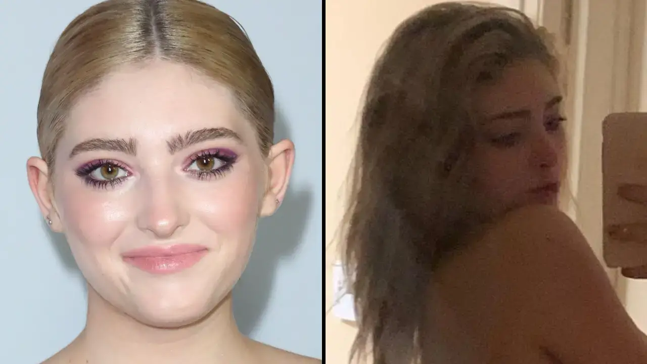 Willow Shields has shared a 'private' photo with fans after being blackmailed over it.