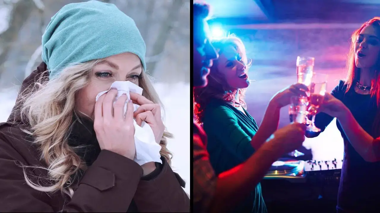 There is a 'brutal' cold that is sweeping the nation and wiping people out, particularly after Christmas parties.