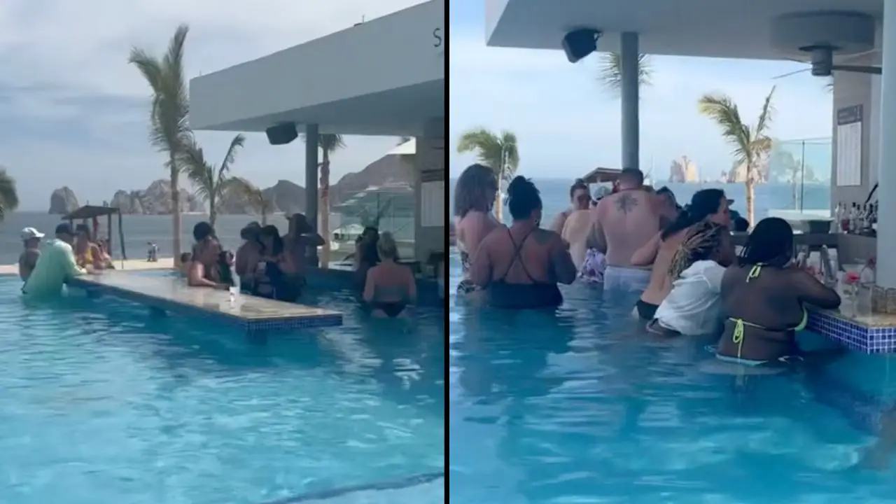 A TikToker has revealed the disgusting reason why no one should ever use the swim-up bar at resort pools.