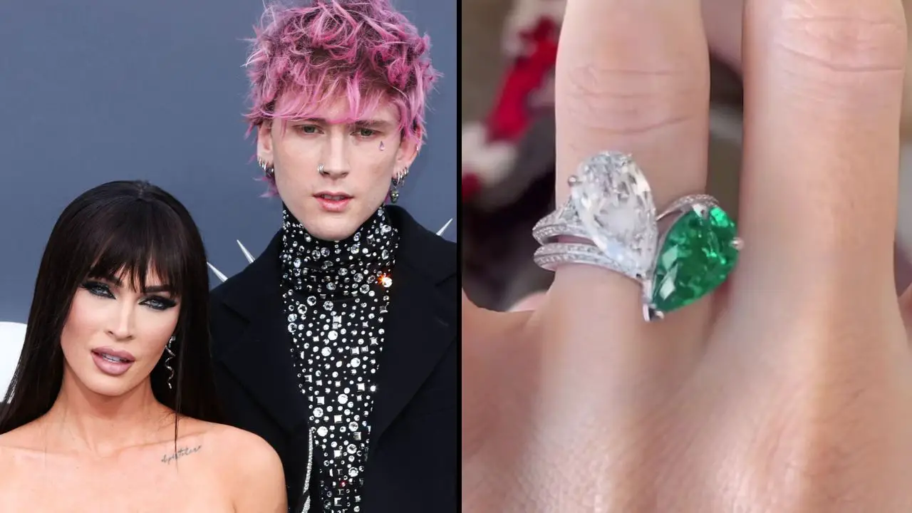 Megan Fox has revealed that her engagement ring from Machine Gun Kelly is designed to cause her physical pain if she ever takes it off. 