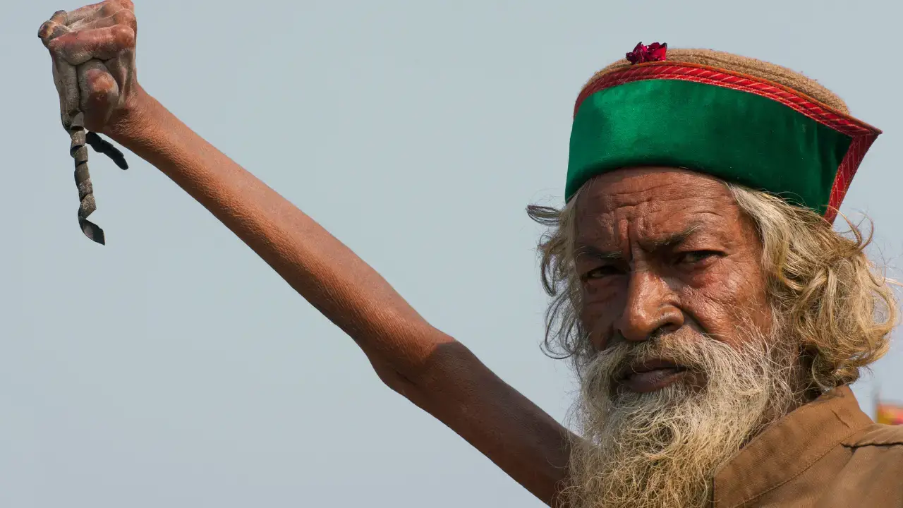 Amar Bharati, a man who has raised his right arm for 50 years has revealed why he chose to do it.