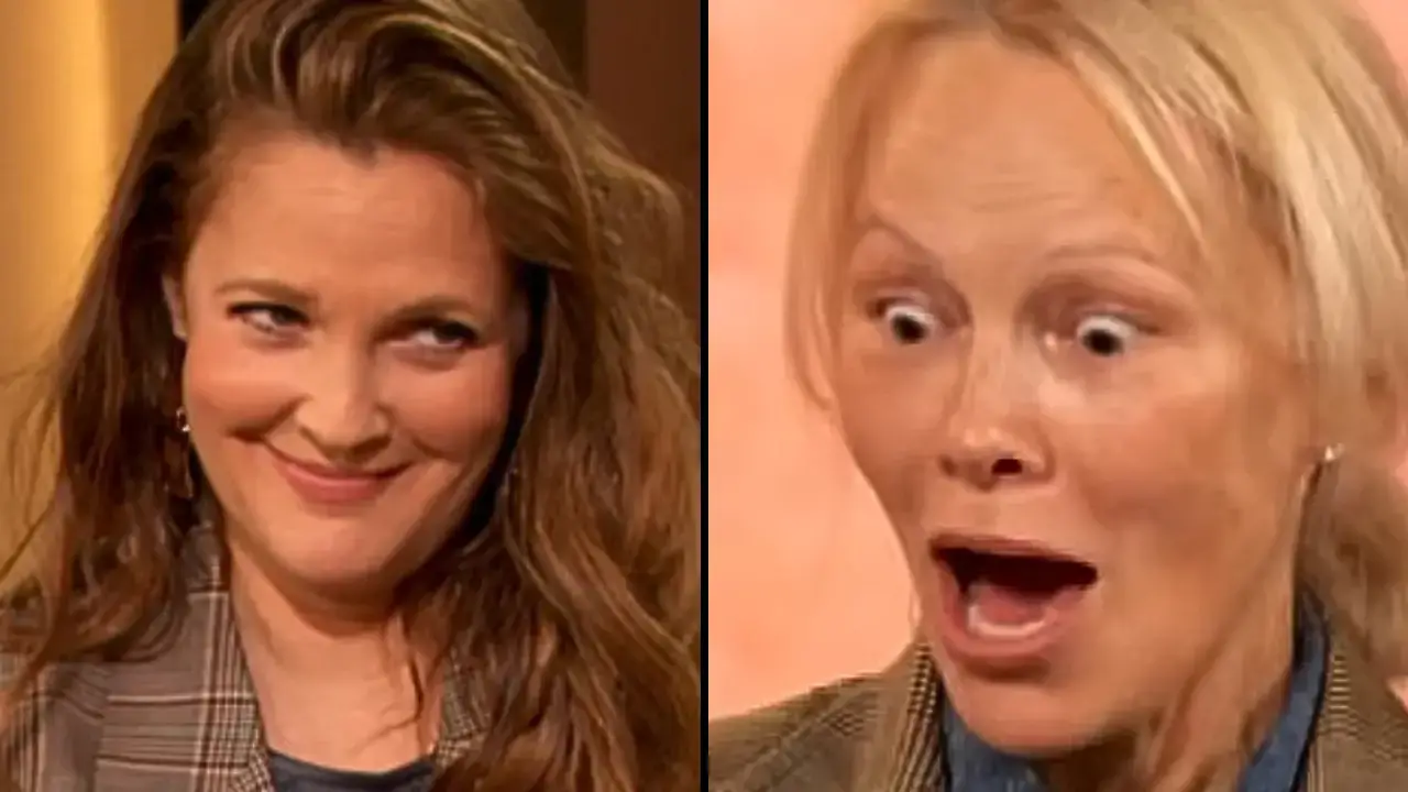 Drew Barrymore ripped out her hair during the live filming of her talk show, leaving the audience and guests shocked.