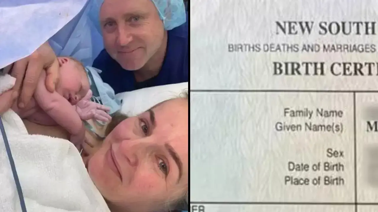 A mum has been left gobsmacked after jokingly naming her baby Methamphetamine Rules - as the name has been officially approved.