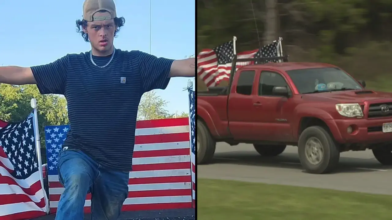 A family has made the decision to withdraw their son from school after he was instructed to remove the American flag from his truck...