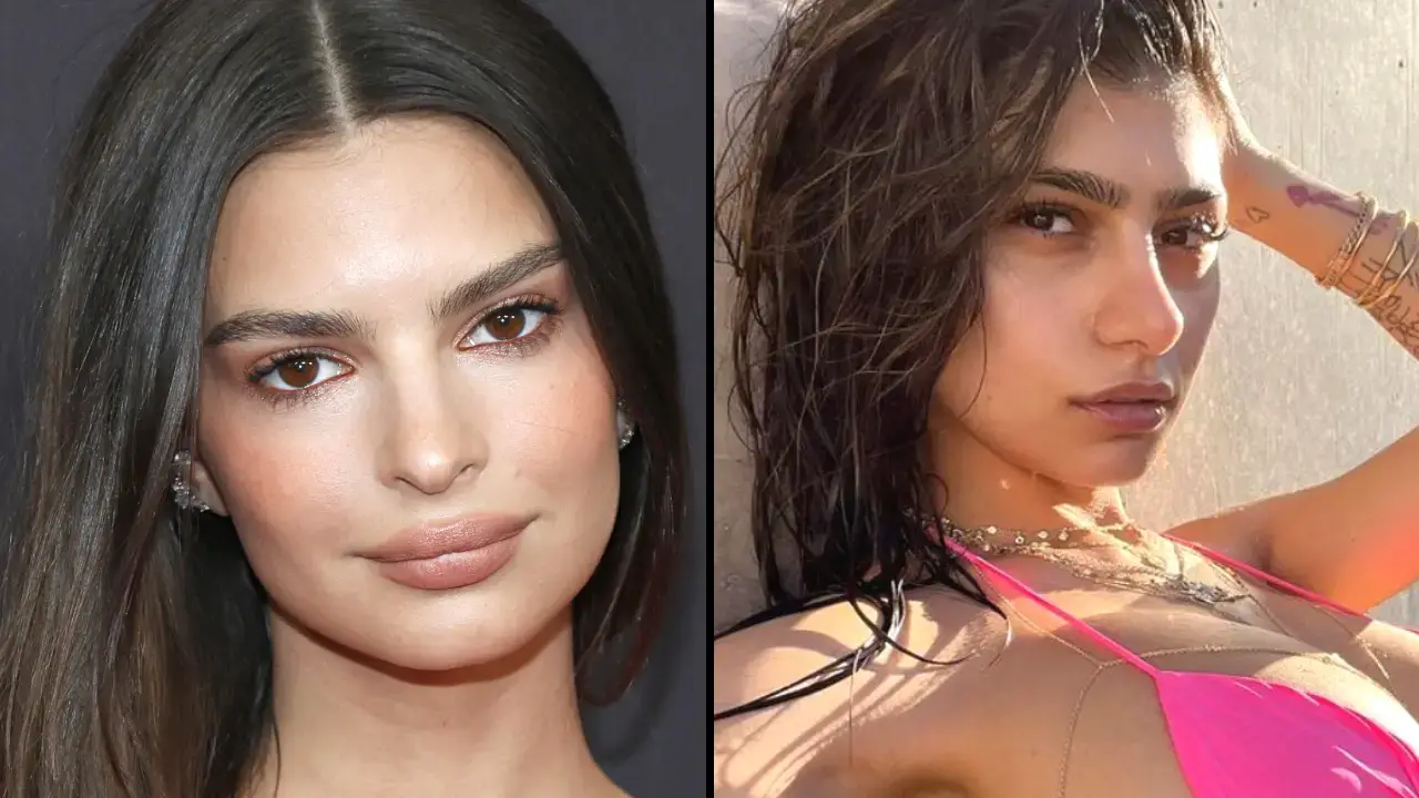 Mia Khalifa and Emily Ratajkowski have slammed men who date young women. 