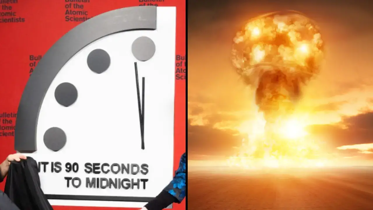 The Doomsday Clock has given a grim warning for 2024, as it's the closest it's ever been to midnight.