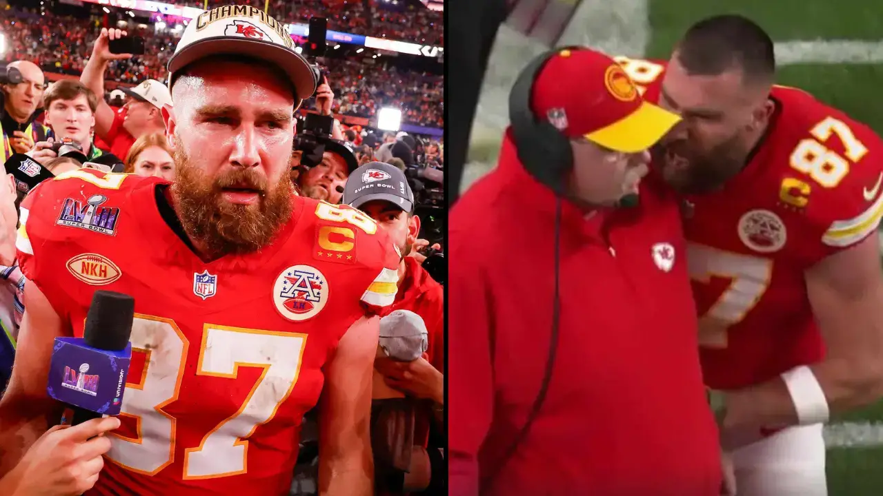 Travis Kelce has responded after being called out for his 'inappropriate' Super Bowl behaviour towards coach Andy Reid.