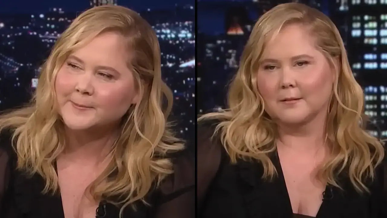 Amy Schumer has explained the reason behind her 'puffy' face while updating fans on her health.