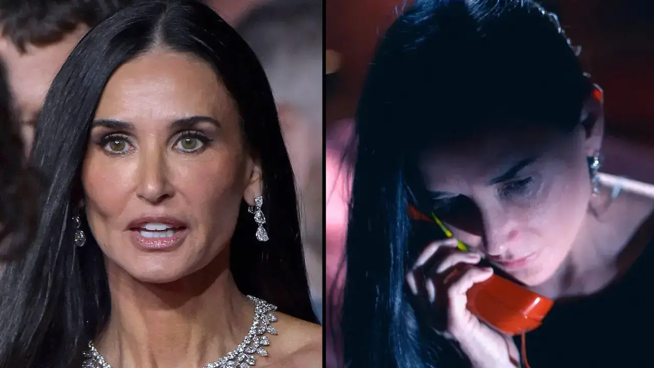 Demi Moore's full frontal scene in the new horror film The Substance has been branded 'the grossest thing you'll see all year'.