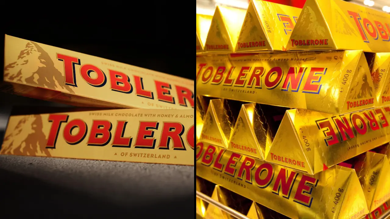 Toblerone has been banned from using its iconic mountain logo on its product packaging.