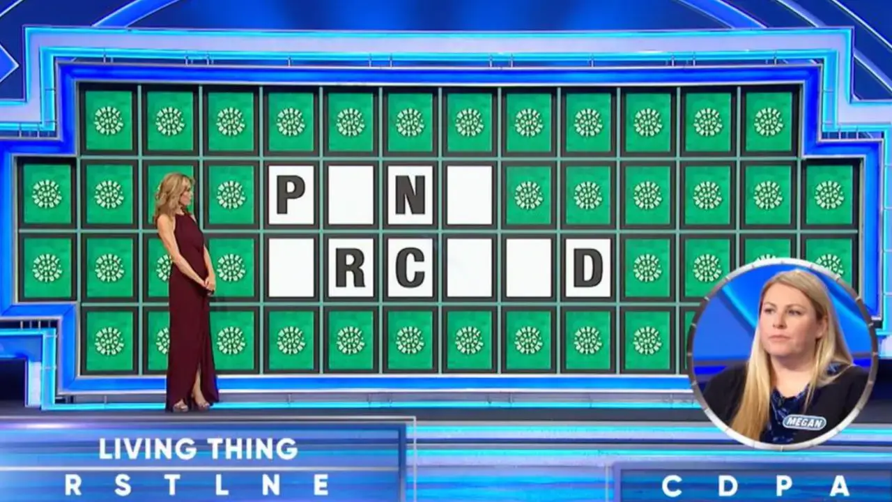 Wheel Of Fortune fans are claiming Megan Carvale has been 'robbed' of $40,000 by the show, claiming she gave the right answer...