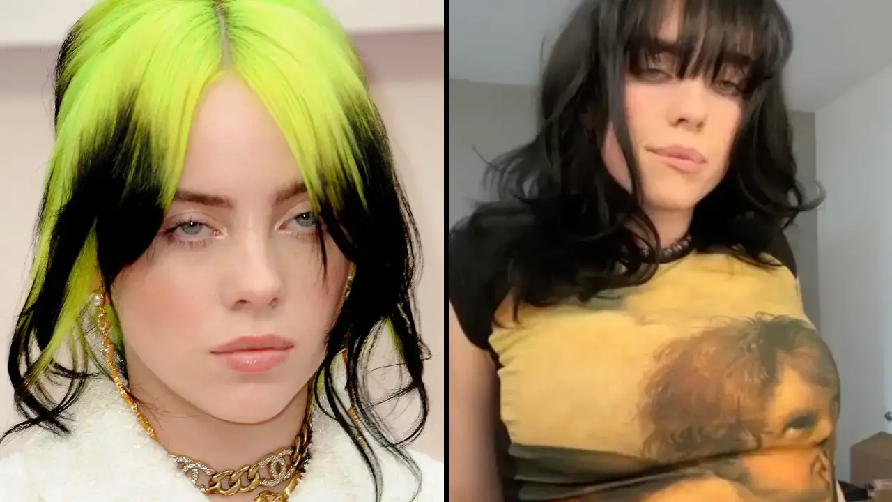 Billie Eilish has shared a pic of her tattoo that she swore fans would never see.