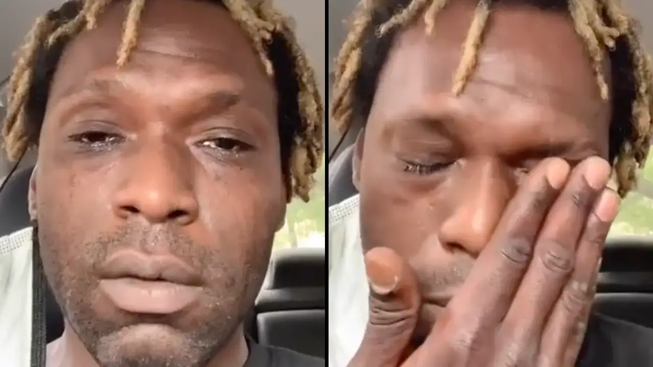 An Uber Eats driver broke down in tears after being tipped just $1.19 for an hour-long delivery.