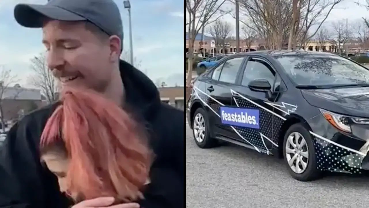 MrBeast is being slammed after tipping a waitress a brand new car.