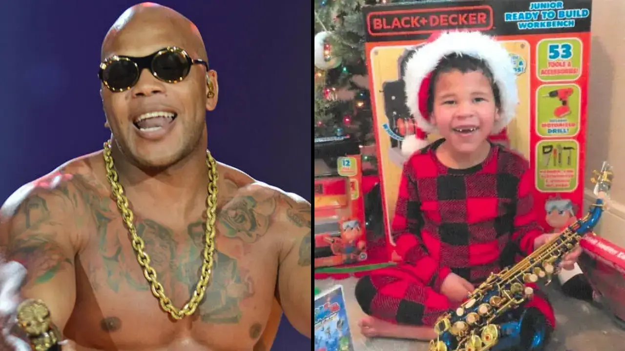 Flo Rida has given a sad update on his son who plunged 50ft from an apartment window.