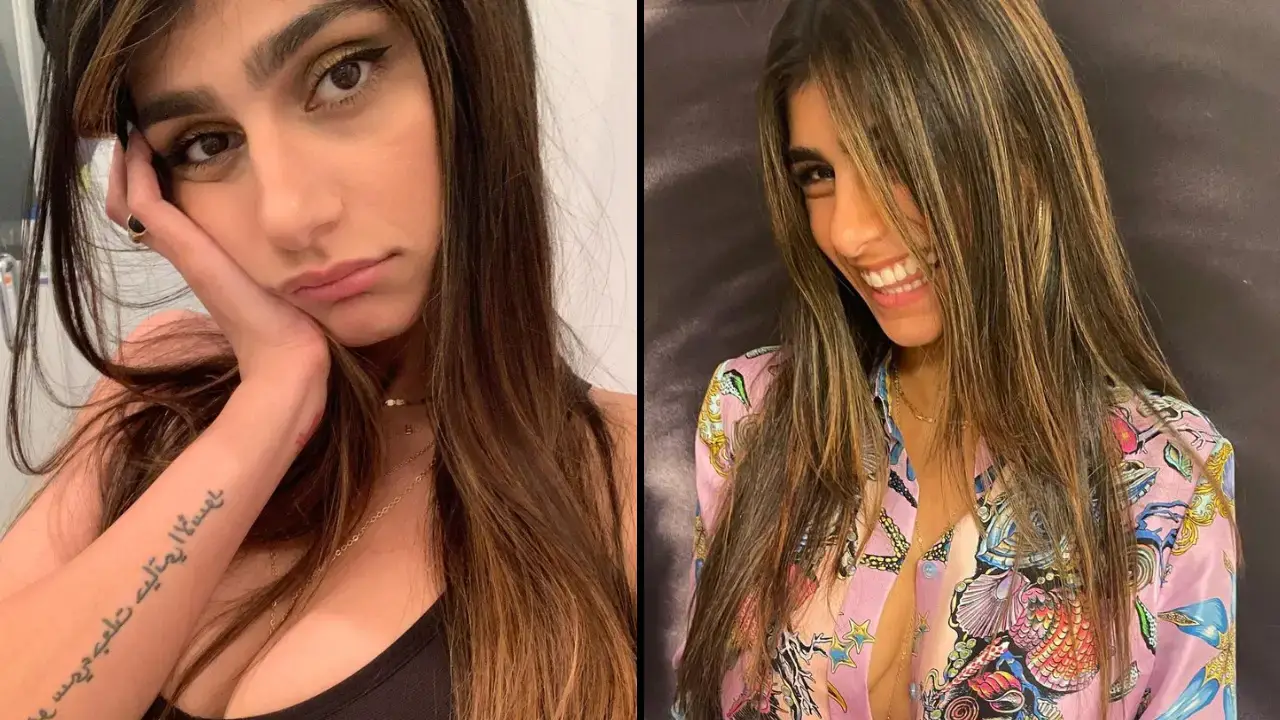 How is adult star Mia Khalifa related to the hit song?