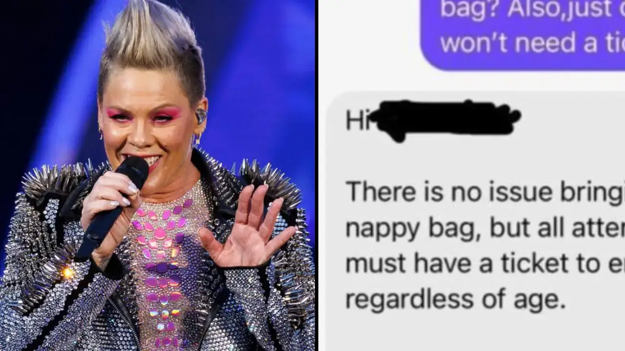 A Pink fan has hit back after being charged $180 for a ticket for a newborn baby to attend the singer's concert.