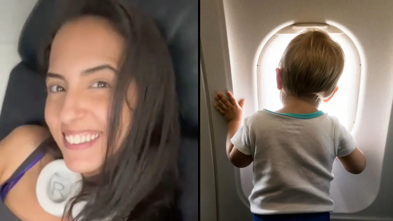 A woman is being praised on social media after revealing she refused to swap her first class plane seat with a child. 