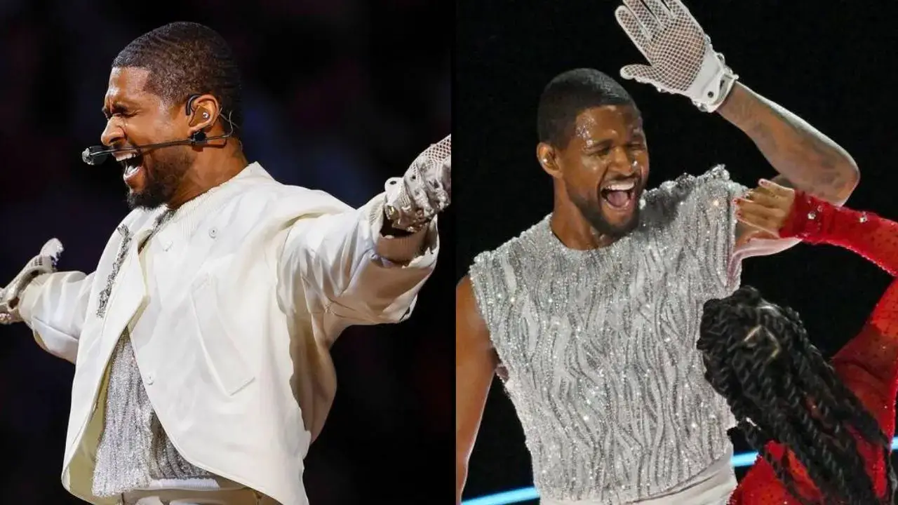 Fans think they've worked out why Usher wore gloves during his Super Bowl halftime show.