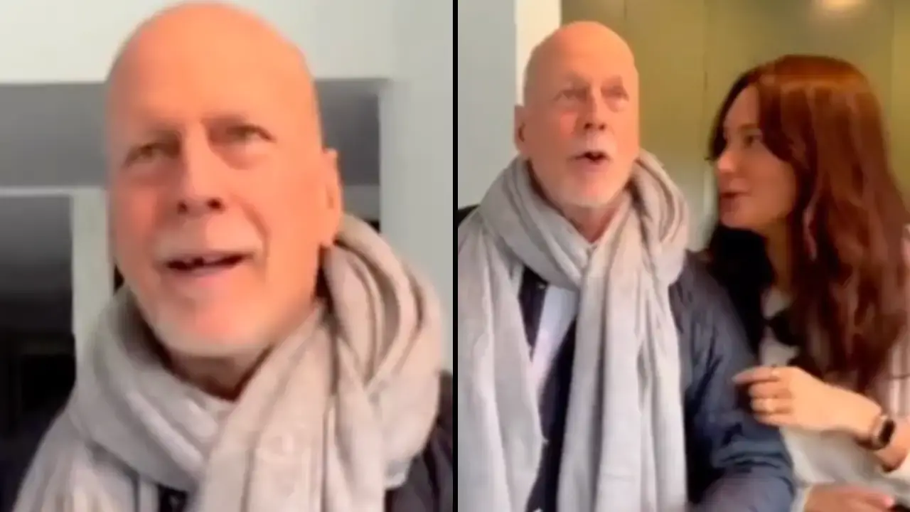 Bruce Willis has spoken publicly for the first time in a birthday video on Instagram following his dementia diagnosis.