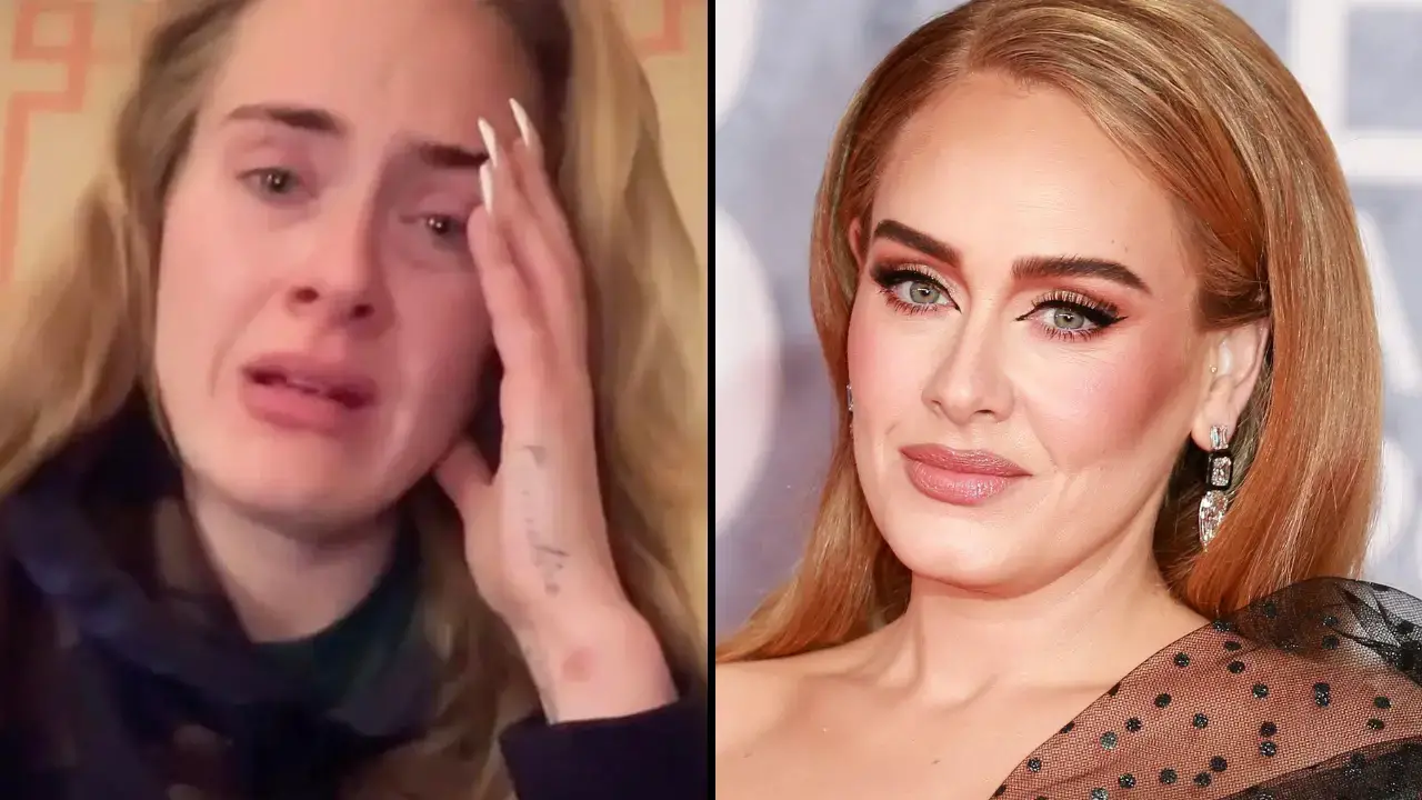 Adele has announced she's battling a fungal skin infection in an update to fans.