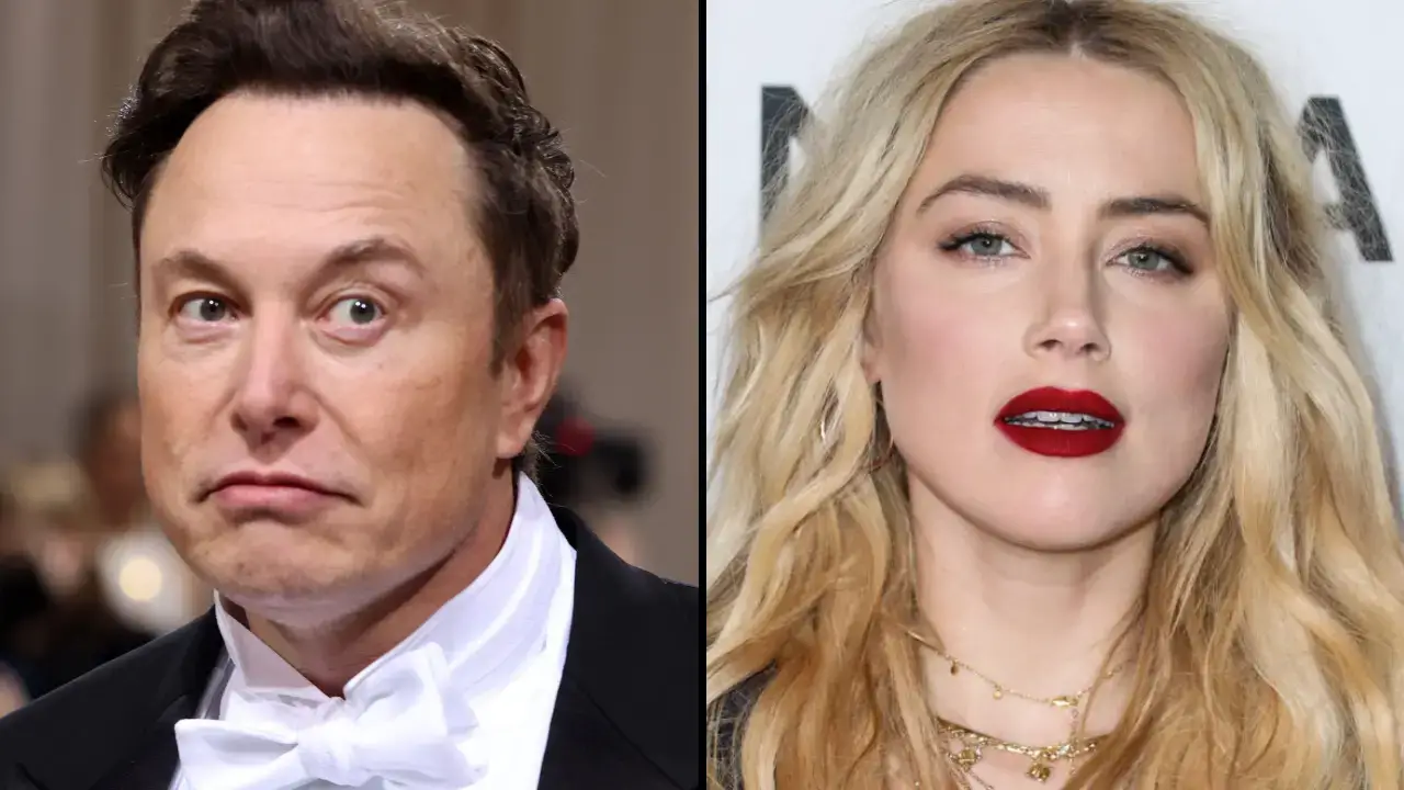 Elon Musk has been slammed as 'disgusting' after posting an Amber Heard photo of her in cosplay.