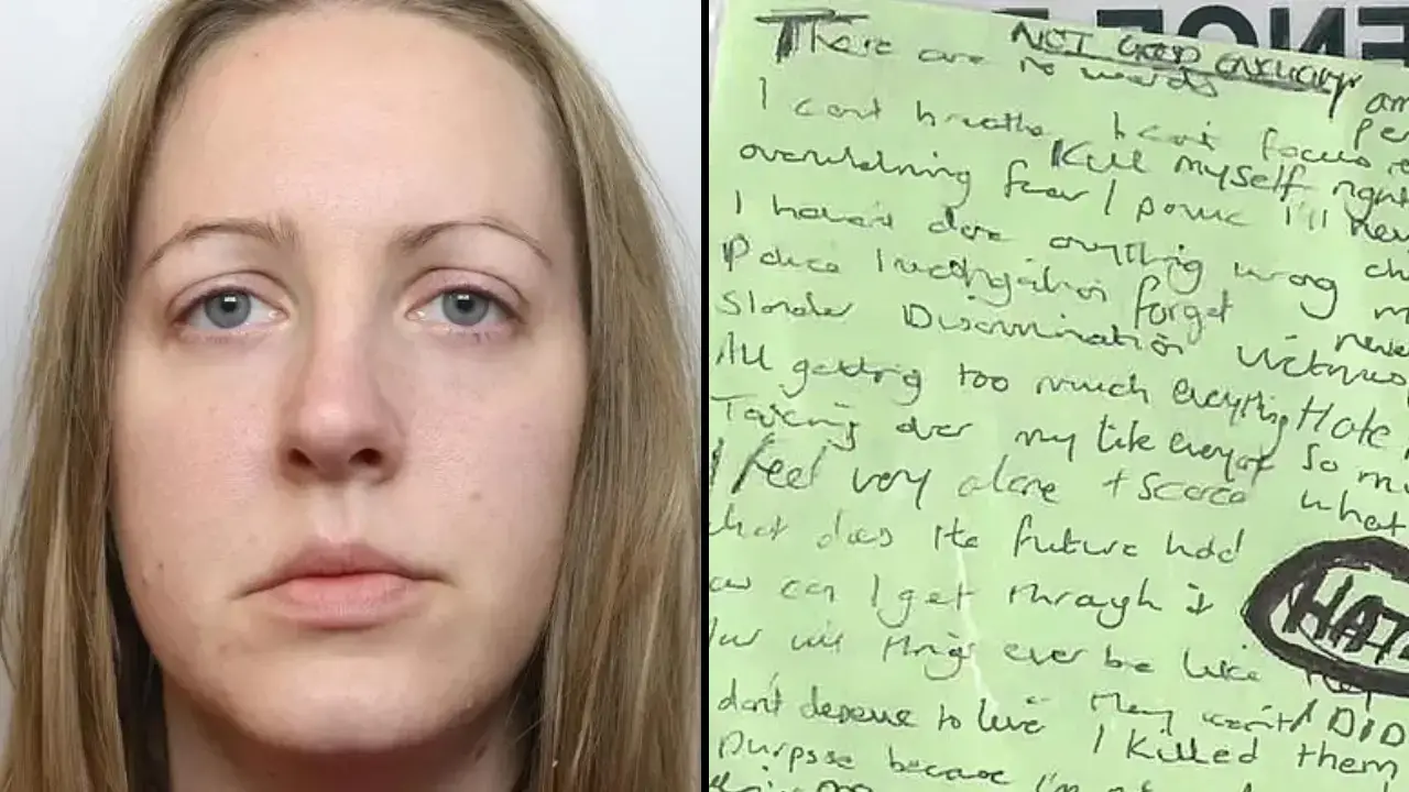 Lucy Letby has been convicted of the m**der of seven infants and her heinous crimes were exposed by a post-it note.