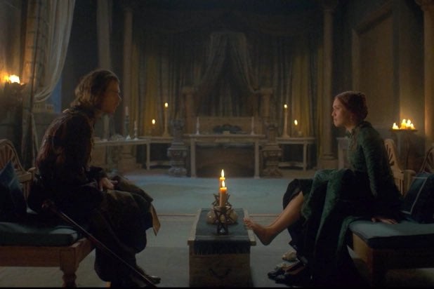 The feet scene in House of the Dragon. 