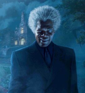 Samuel L Jackson in Miss Peregrine's Home For Peculiar Children. 