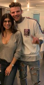 Mia Khalifa and Robert Sandberg