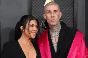 Kourtney Kardashian and Travis Barker.