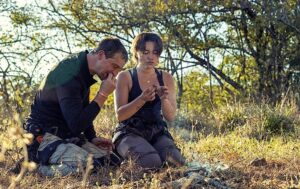 Florence Pugh and Bear Grylls.