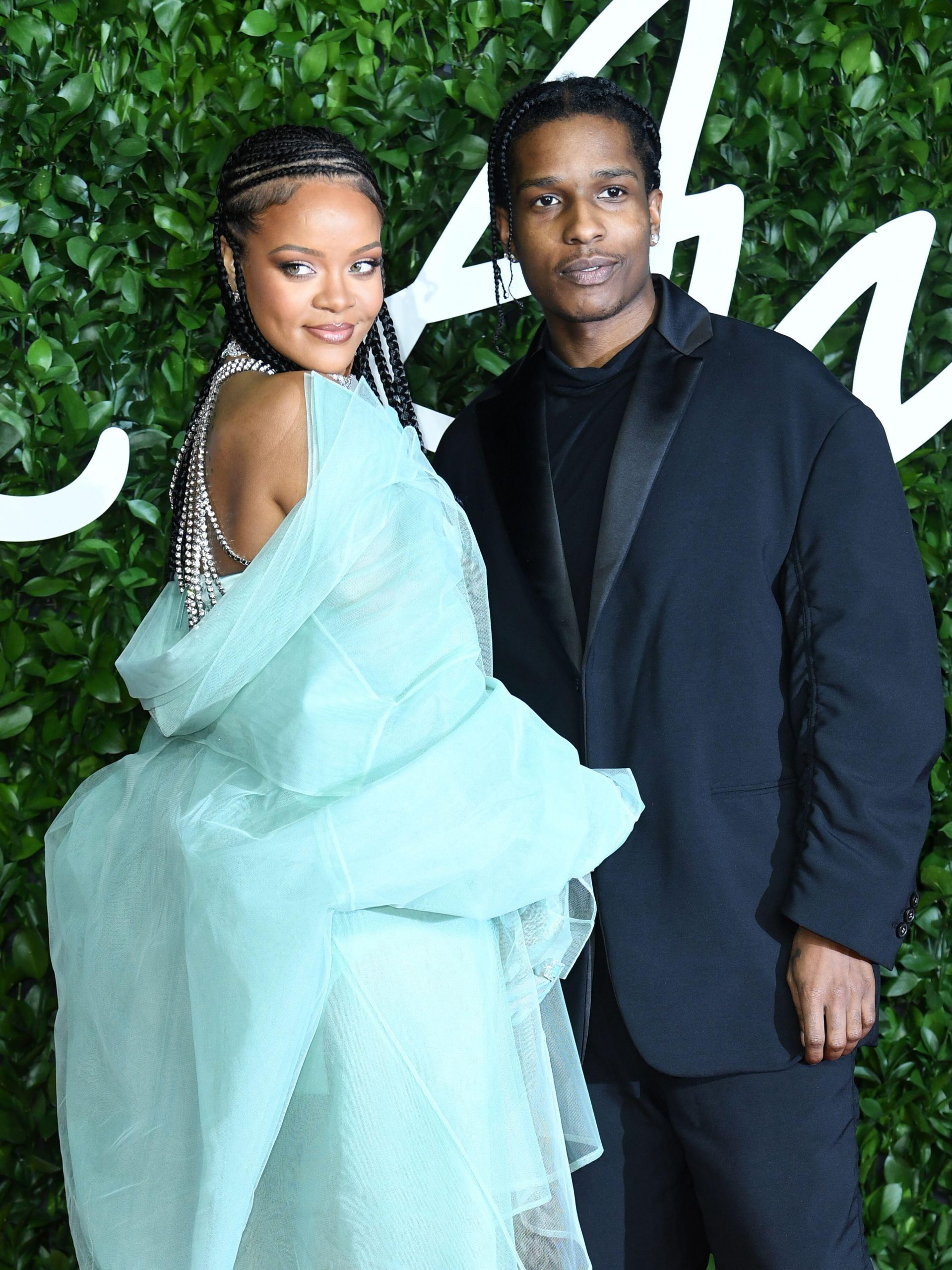 Rihanna and A$AP Rocky. 